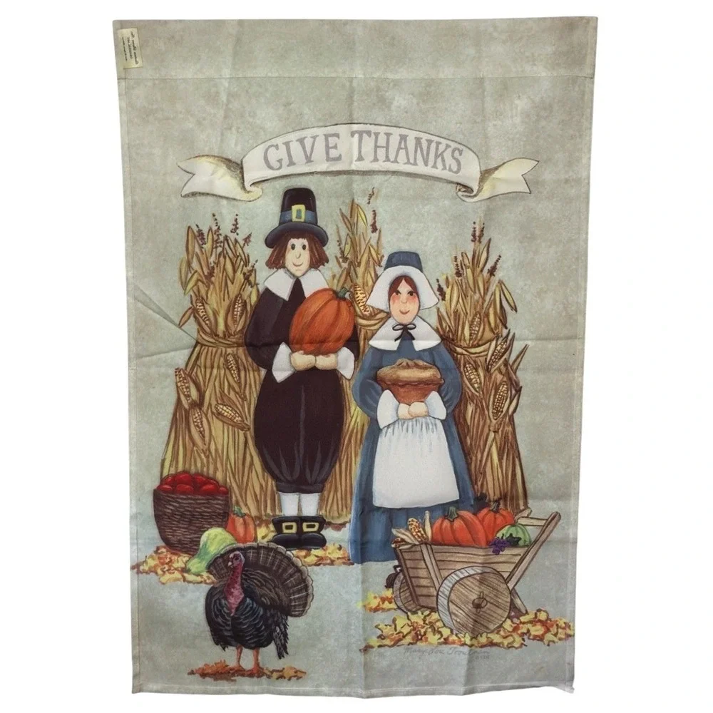Holiday Flags 6 Flag Bundle Outdoor‎ Decor Thanksgiving Christmas Easter et al